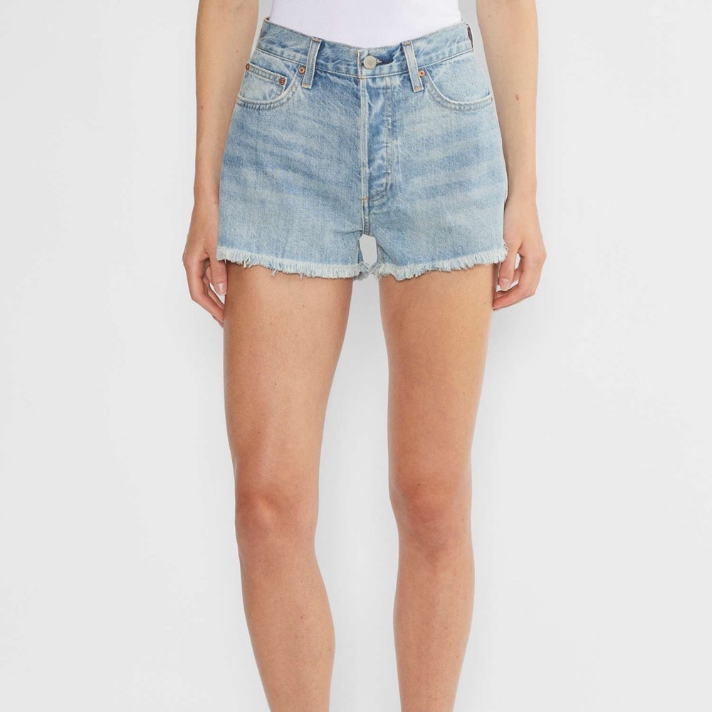 🆕 NWT Denim Forum $88 The Ex-Boyfriend Hi-Rise Denim Short